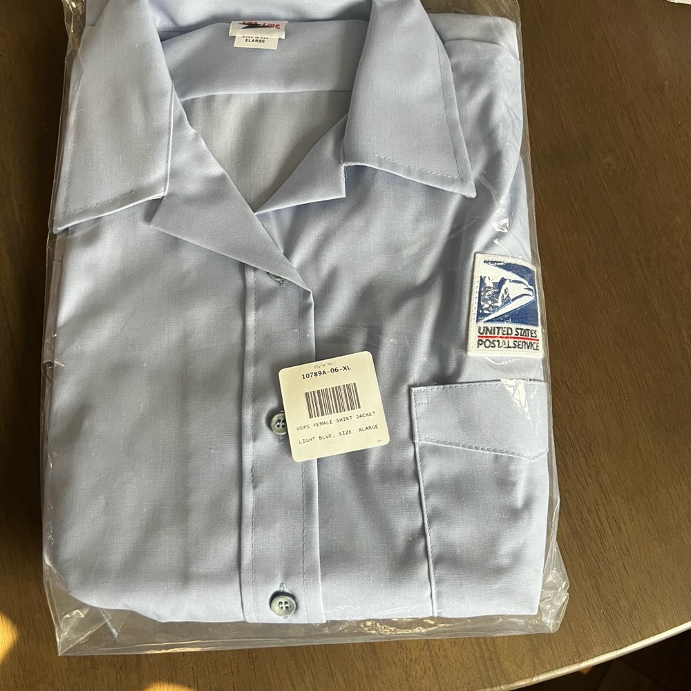 Blue Casual Button Down Shirt with Collar